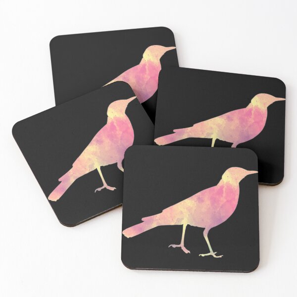 Item preview, colorful silhouette bird design designed and sold by Design Repo.