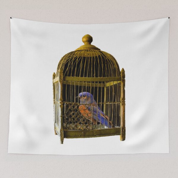 Item preview, BIRD IN A CAGE,Bird Animals, designed and sold by rentcreature.