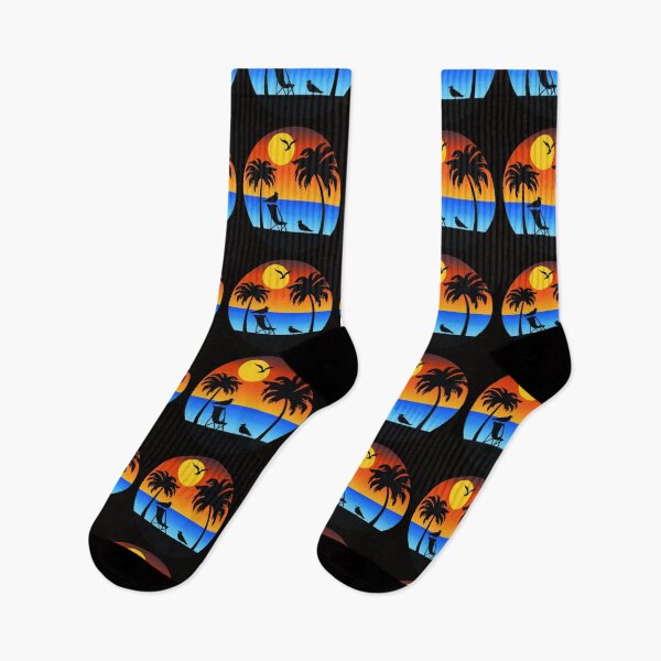 Item preview, Sunset Palm Beach Tropical days designed and sold by Alexandra Designer.