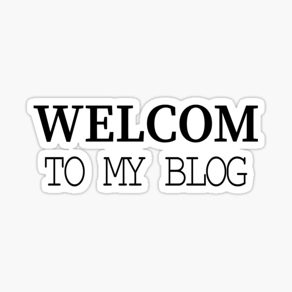 Artikel-Vorschau von Willkommen auf meinem Blog, designt und verkauft von roosoth.