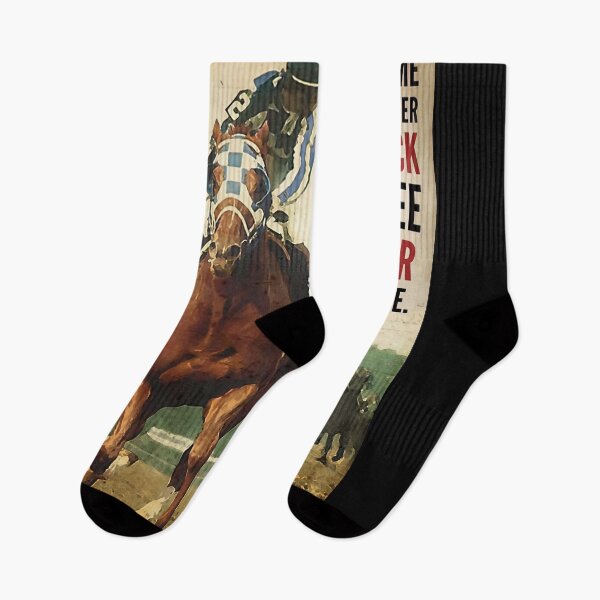 Item preview, Horses Racing The Only Time You Should Ever Look Back Is To See How Far You've Come designed and sold by PaulaSpringArt.