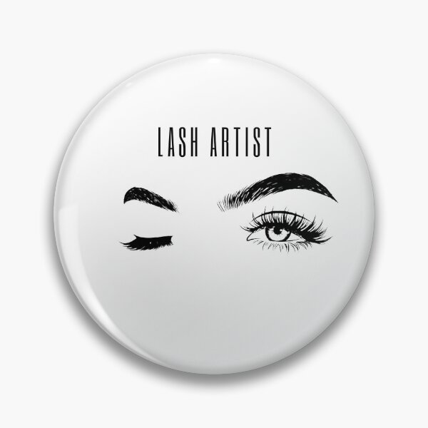 Item preview, Lash Artist text with lash images designed and sold by CELO TAN.