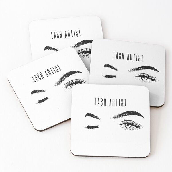 Item preview, Lash Artist text with lash images designed and sold by CELO TAN.