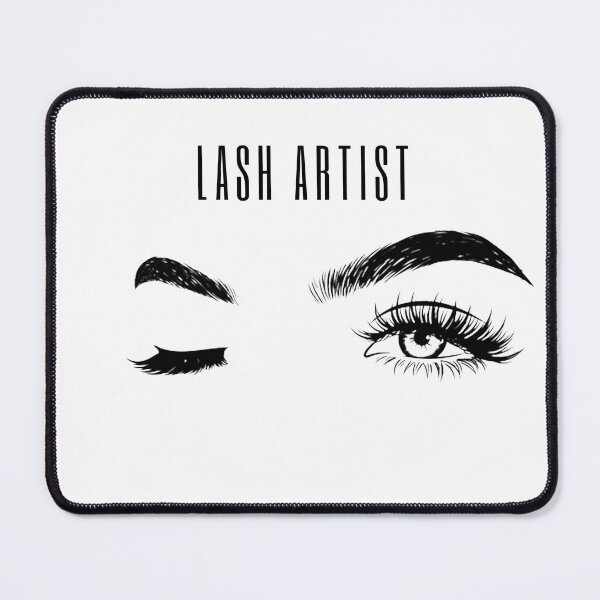 Item preview, Lash Artist text with lash images designed and sold by CELO TAN.