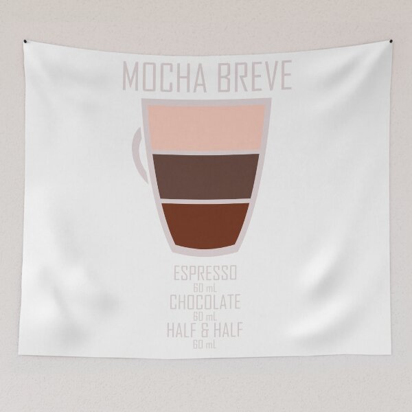 Item preview, Mocha Breve Coffee designed and sold by patsyrosedesign.