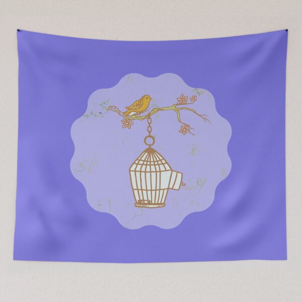 Item preview, Bird Outside The Cage   designed and sold by rentcreature.