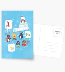 Penguins & Igloos Holiday Card Postcards