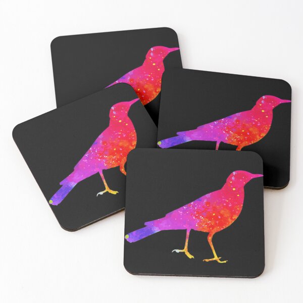 Item preview, colorful silhouette bird design designed and sold by Design Repo.
