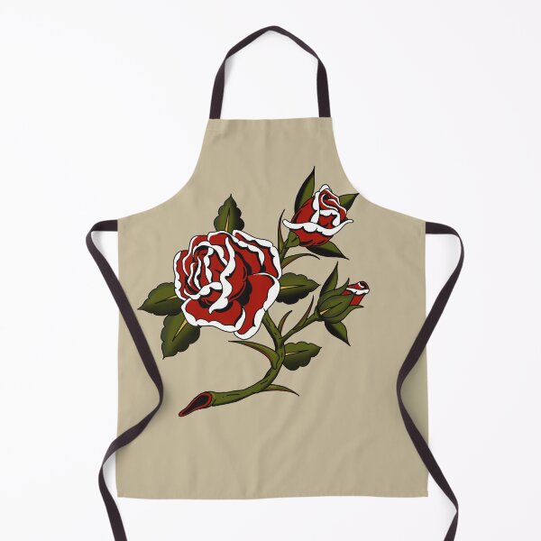 Item preview, Traditional rose tattoo flash designed and sold by Elixerdesign.