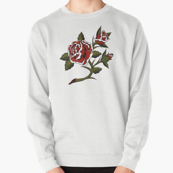 Item preview, Traditional rose tattoo flash designed and sold by Elixerdesign.