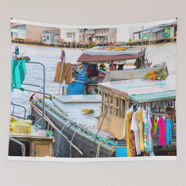 Item preview, Mekong River Vietnam working boats designed and sold by Martin Berry Photography.