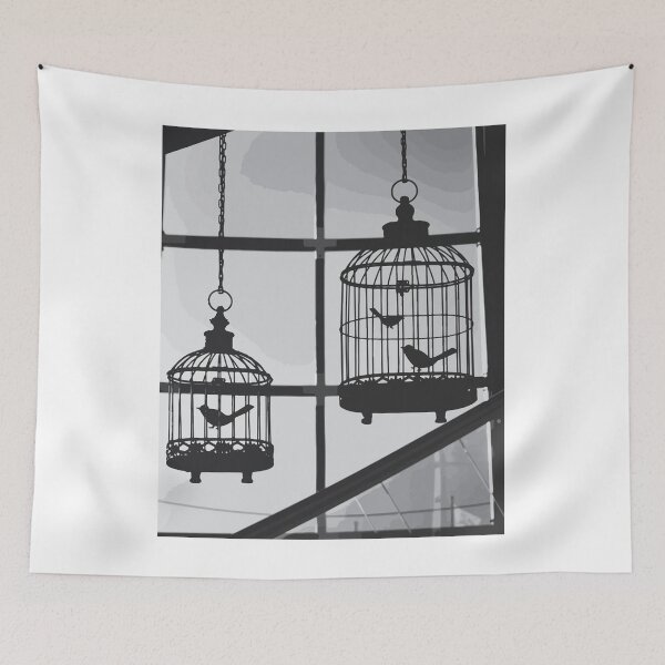 Item preview, Birds In A Window Graphic  designed and sold by rentcreature.