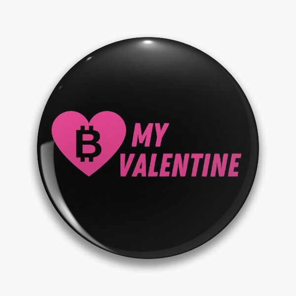 Item preview, Be my Valentine - Bitcoin crypto love in pink designed and sold by yennyz.
