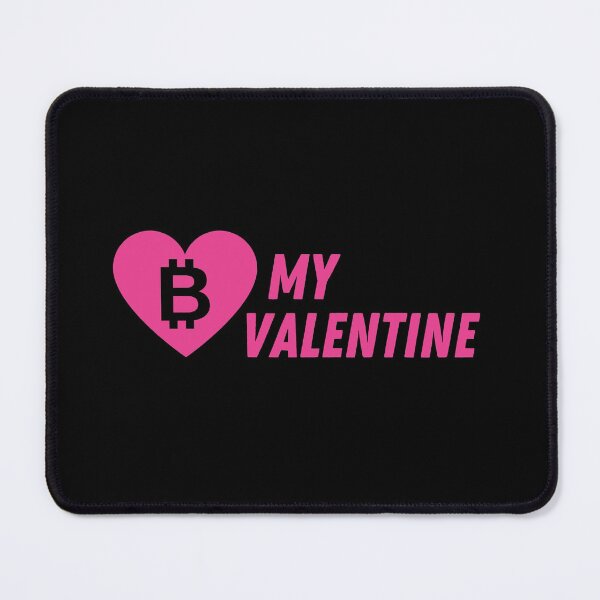Item preview, Be my Valentine - Bitcoin crypto love in pink designed and sold by yennyz.