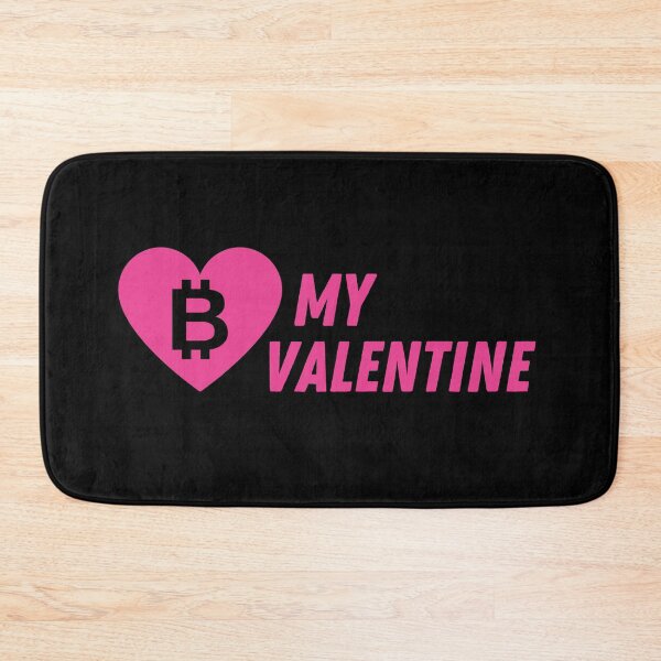 Item preview, Be my Valentine - Bitcoin crypto love in pink designed and sold by yennyz.