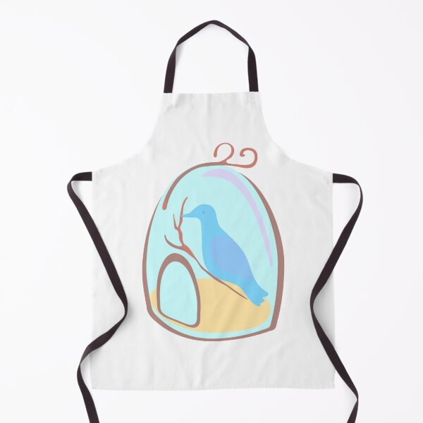 Item preview, Blue bird in a cage   designed and sold by rentcreature.