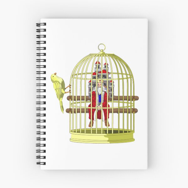 Item preview, CAGED KING - RULER IN A GOLDEN CAGE   designed and sold by rentcreature.