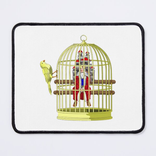 Item preview, CAGED KING - RULER IN A GOLDEN CAGE   designed and sold by rentcreature.