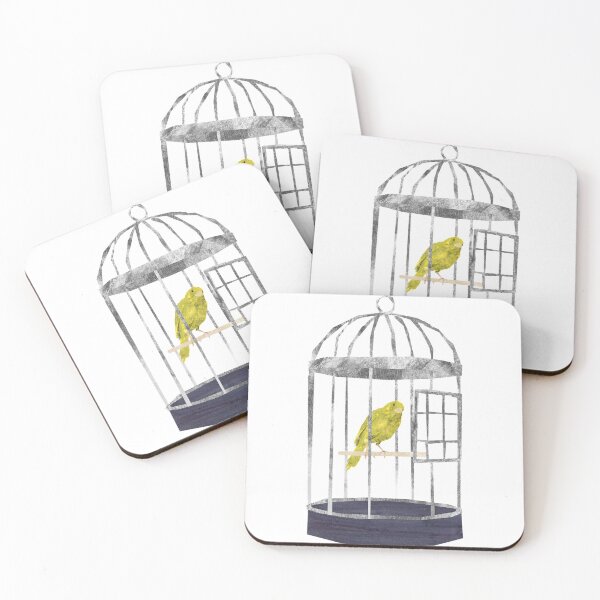 Item preview, Canary in a cage   designed and sold by rentcreature.