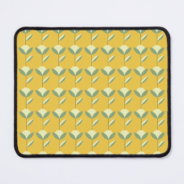 Item preview, Blomma, 70s Retro Flower in Yellow and Green designed and sold by BesanoStyle.
