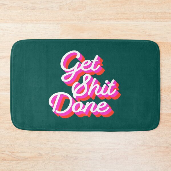 Item preview, Get Shit Done Retro Style designed and sold by cafelab.