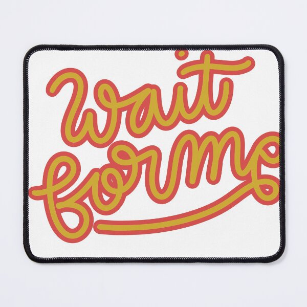 Item preview, Wait for me lettering designed and sold by givepineapple.