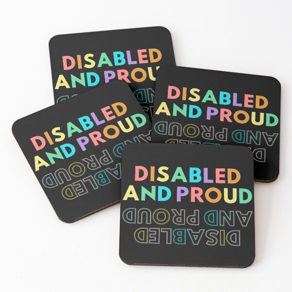 Item preview, Disabled and proud designed and sold by DisabiliTees.
