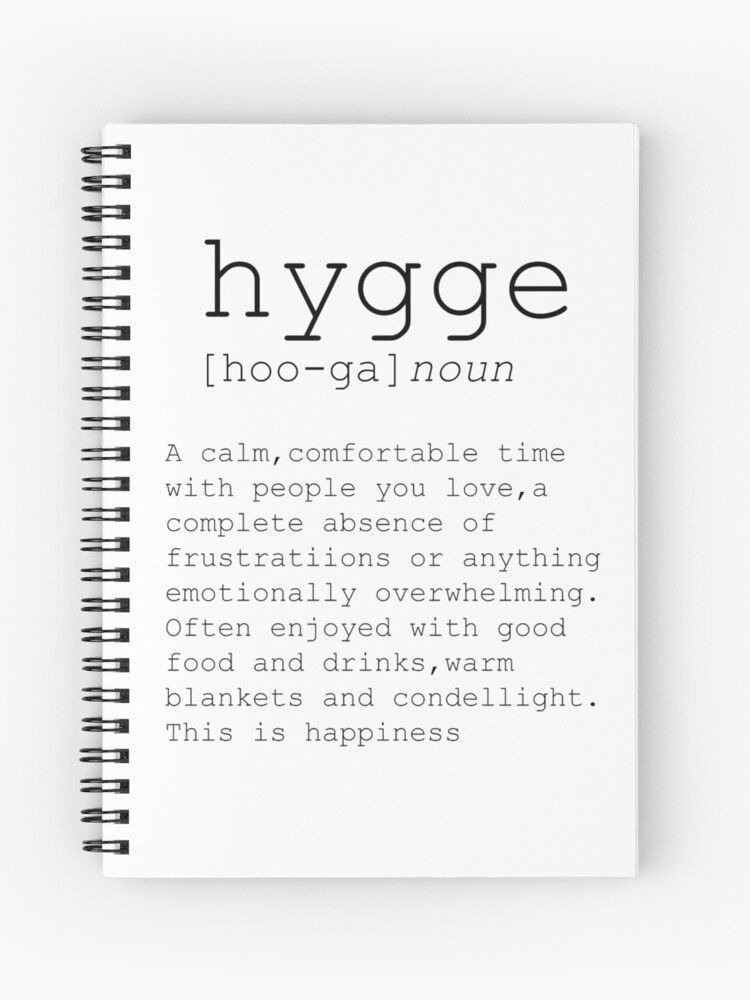 Typography Print Dictionary Print Hygge Definition Printable