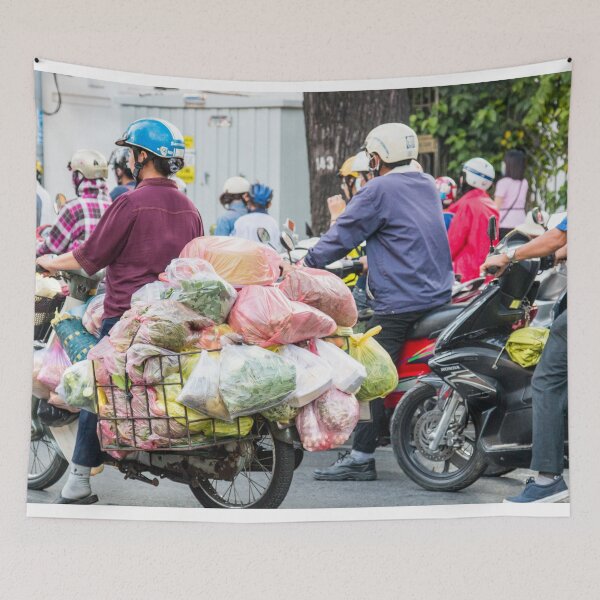 Item preview, Scooter traffic Vietnam designed and sold by Martin Berry Photography.