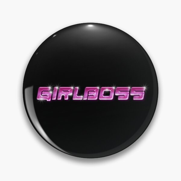 Item preview, Girl Boss Y2k Glossy Text designed and sold by itisjakob.