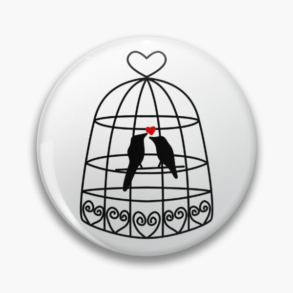 Item preview, Cute Black Birds In A Cage Relaxed Fit  designed and sold by rentcreature.