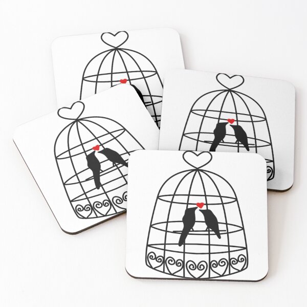 Item preview, Cute Black Birds In A Cage Relaxed Fit  designed and sold by rentcreature.