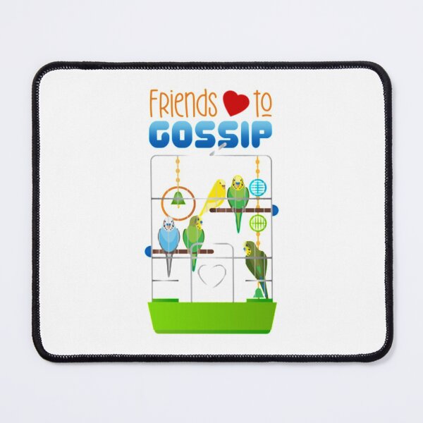 Item preview, Friends (Heart) to Gossip (on White) designed and sold by rentcreature.