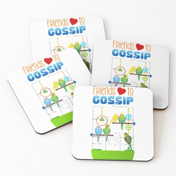 Item preview, Friends (Heart) to Gossip (on White)   designed and sold by rentcreature.