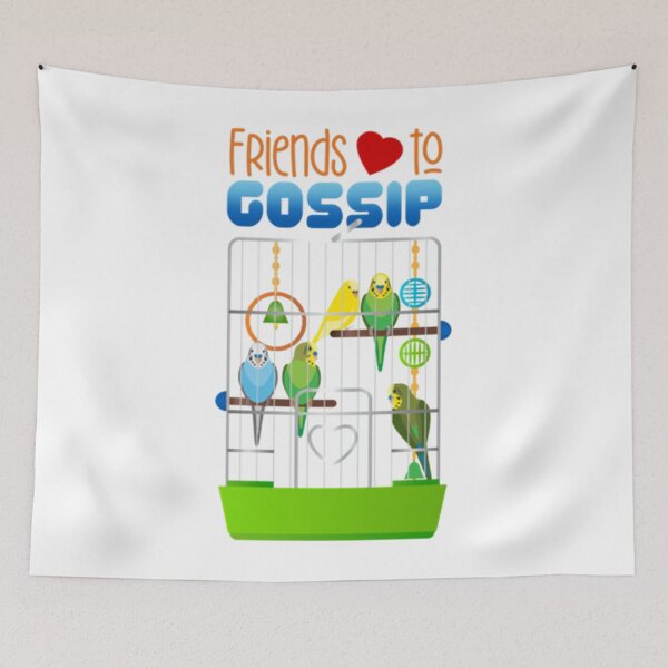 Item preview, Friends (Heart) to Gossip (on White)   designed and sold by rentcreature.