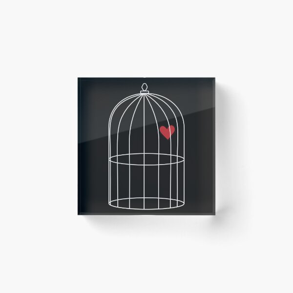 Item preview, Heart in a (Bird)cage   designed and sold by rentcreature.