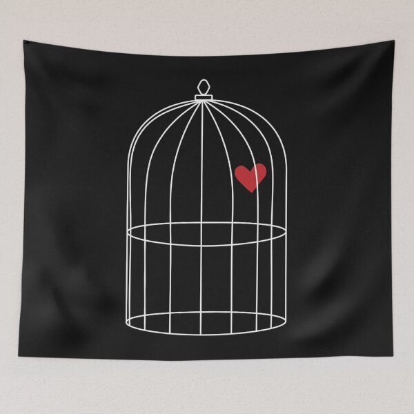 Item preview, Heart in a (Bird)cage   designed and sold by rentcreature.