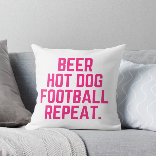 Item preview, Beer Hot Dog Football Repeat. designed and sold by Masternami.