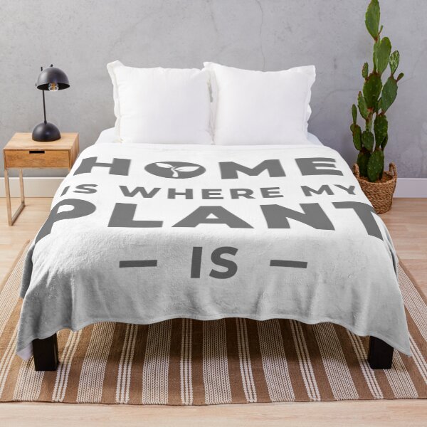 Item preview, Home is Where My Plant - Is - designed and sold by MonterraOnline.