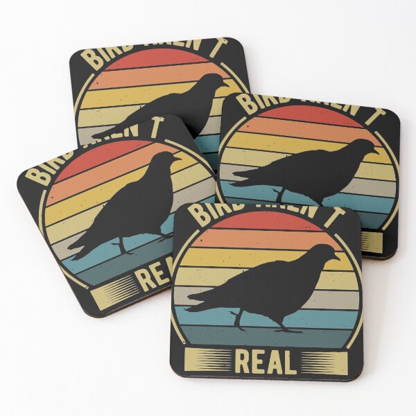 Item preview, Bi.rds Aren't R.eal - Vintage Retro Bi.rd designed and sold by RichardWallac.