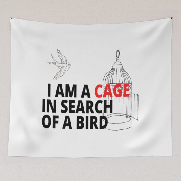 Item preview, I am a cage in search of a bird     designed and sold by rentcreature.