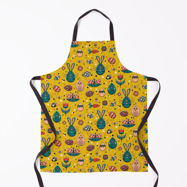 Item preview, Funny Easter Eggs on Yellow designed and sold by Simplulina.