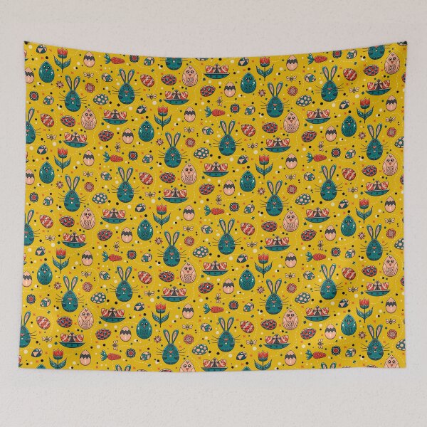 Item preview, Funny Easter Eggs on Yellow designed and sold by Simplulina.