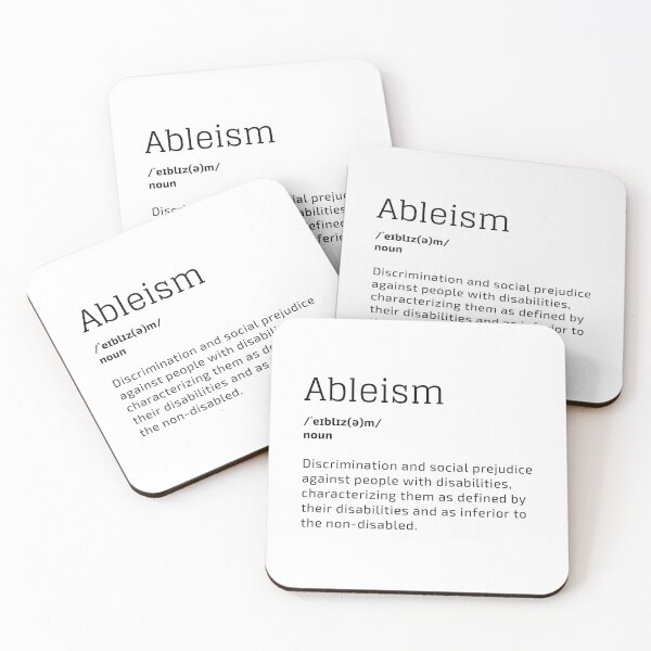 Item preview, Ableism: discrimination against people with disabilities designed and sold by DisabiliTees.