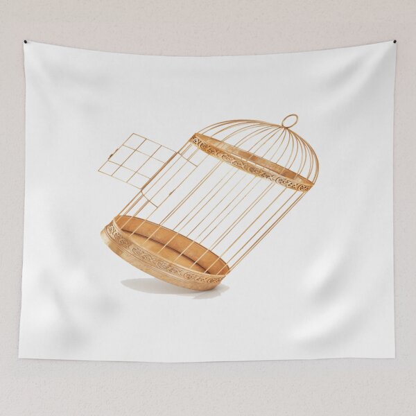 Item preview, Copy of bird in caNew Bird in a Cage, Bird Animals    ge free inded free birds   designed and sold by rentcreature.