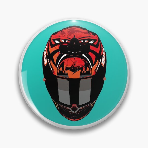 Item preview, Fabio El diablo Moto GP Helmet Red French Driver designed and sold by FrenchsTuck.