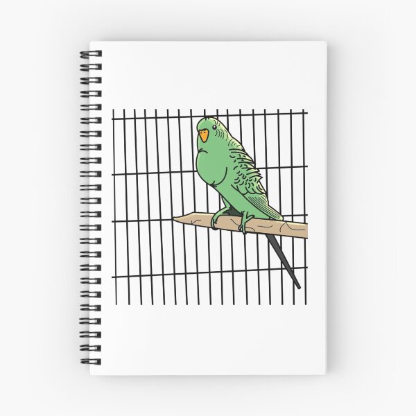 Item preview, Parrot in a cage   designed and sold by rentcreature.