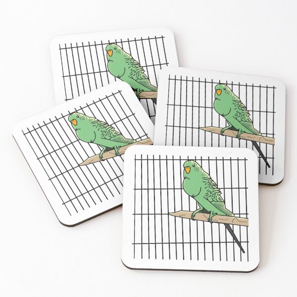 Item preview, Parrot in a cage   designed and sold by rentcreature.