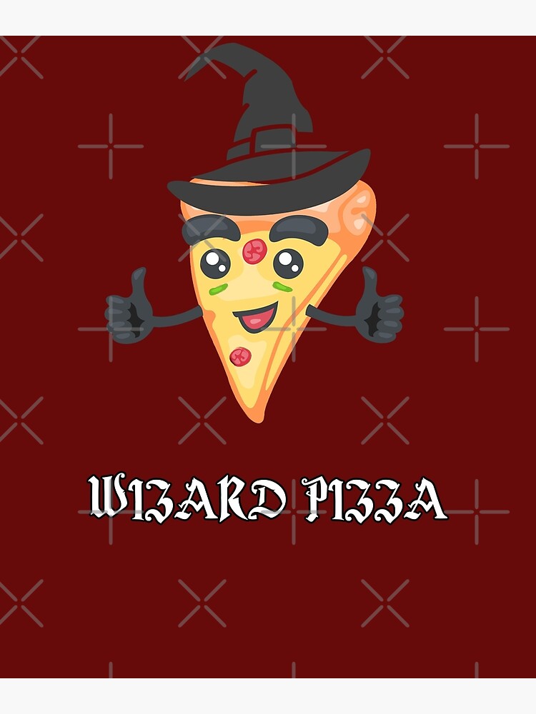 "Pizza Wizard" Poster for Sale by Redbubble