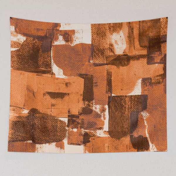 Item preview, Orange Oil Paint Brush Effects designed and sold by Piece of Modern Art.